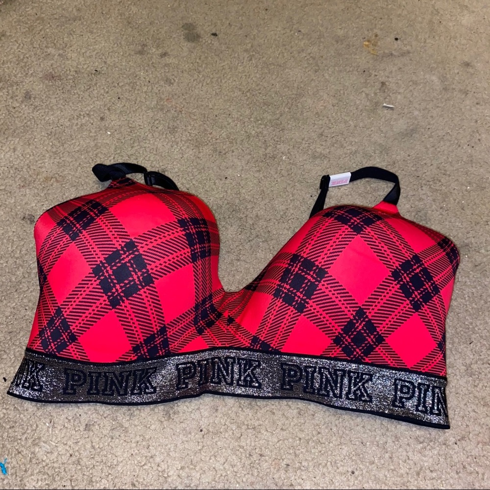 Pink bra